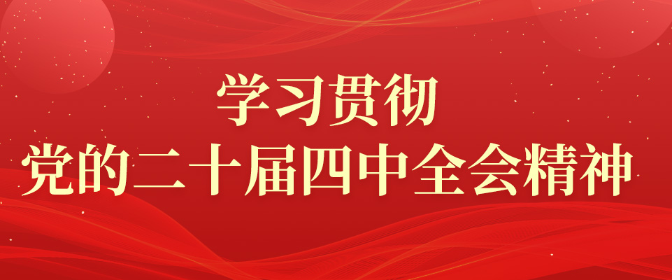 學(xué)習(xí)貫徹黨的二十屆四中全會(huì)精神